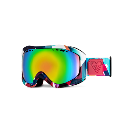 Roxy Maschera Snowboard Sunset Art Series Milo Typo Bright White Side